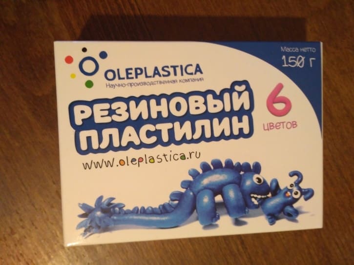 Резиновый пластилин Олепластика