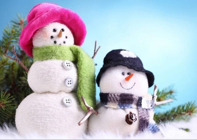 Снеговик-почтовик. ​Наш новогодний адвент 2015 года
